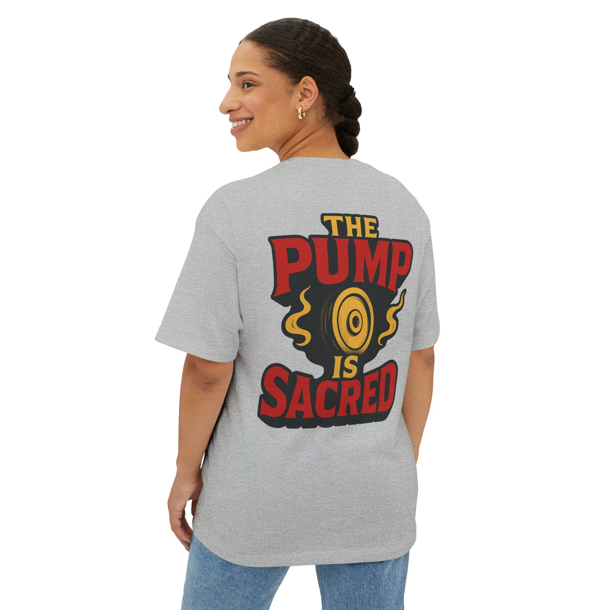 "Lift With The Spirit" / The Pump Is Sacred Graphic Tee By Swoly Ghost