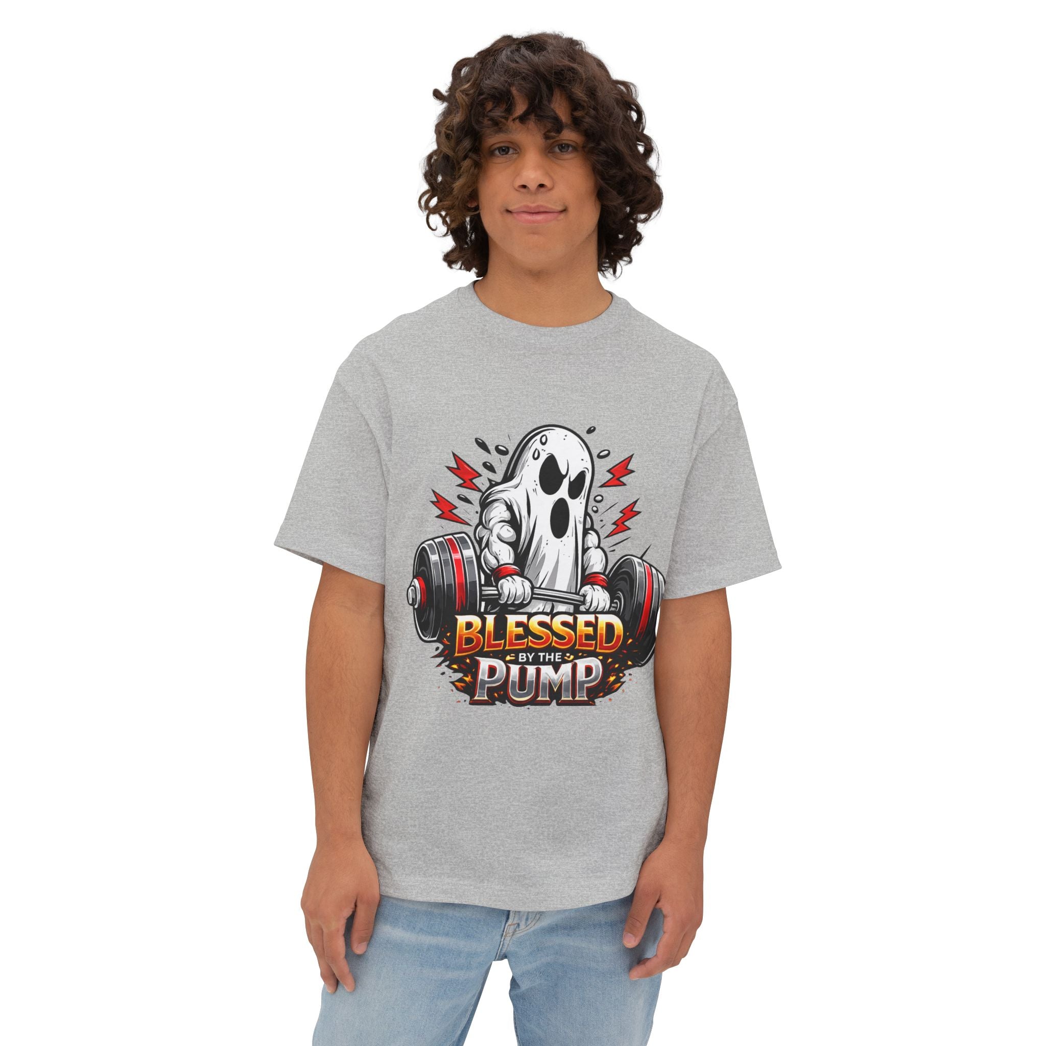 "Blessed By The Pump" Graphic Tee By Swoly Ghost