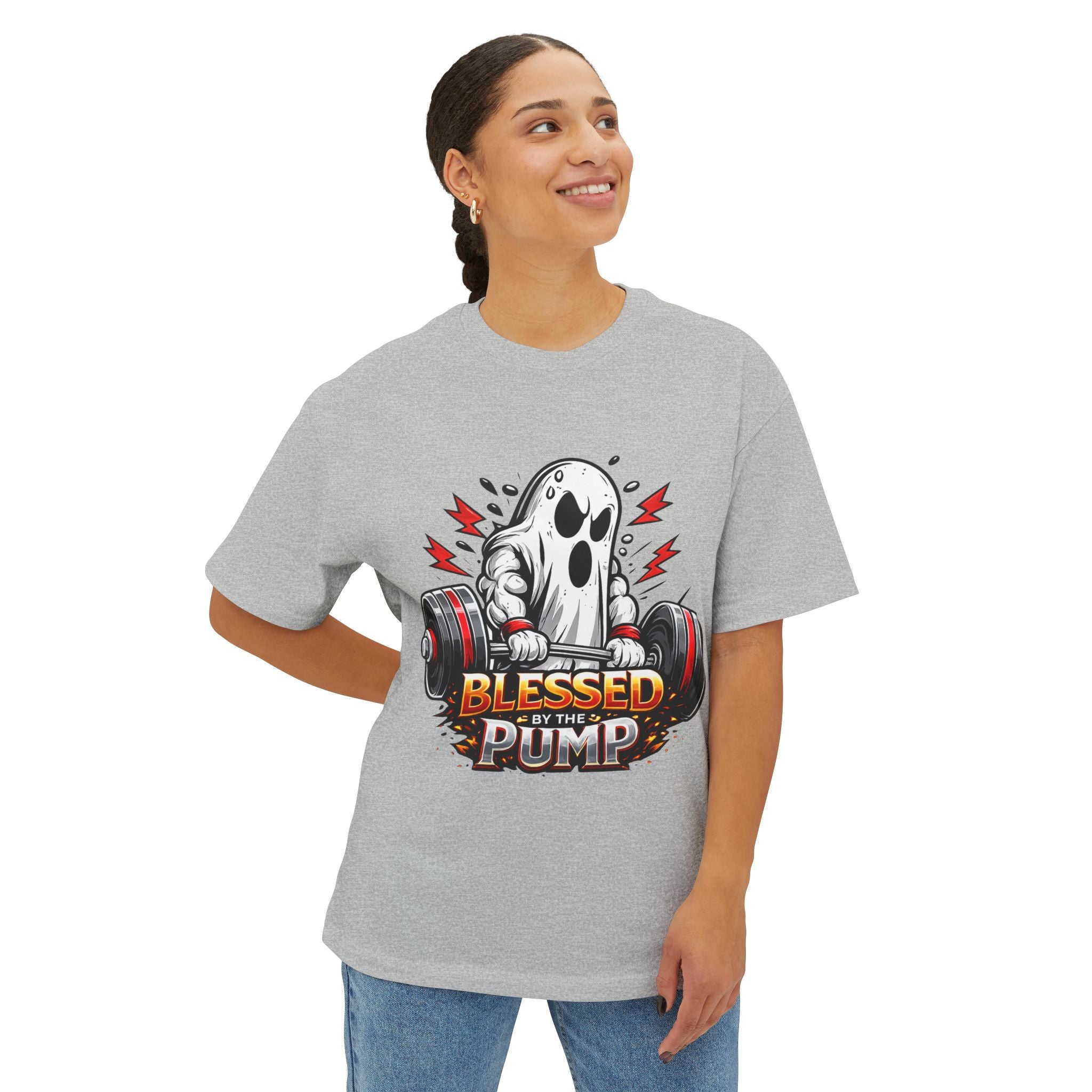 "Blessed By The Pump" Graphic Tee By Swoly Ghost