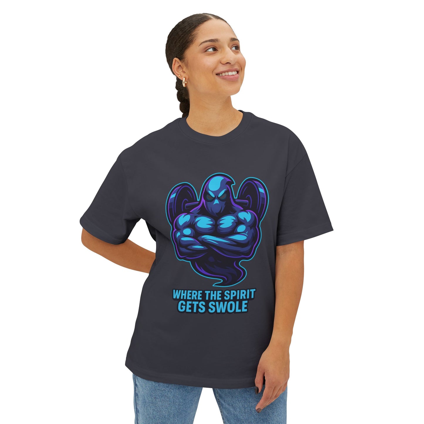 Lift With The Spirit Tee By Swoly Ghost