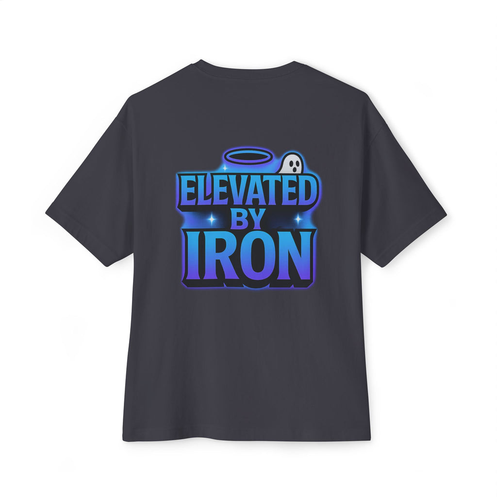 "Blessed by the Pump" / "Elevated By Iron" Oversized Gym T-Shirt By Swoly Ghost