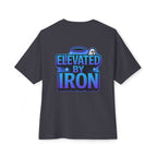 "Blessed by the Pump" / "Elevated By Iron" Oversized Gym T-Shirt By Swoly Ghost