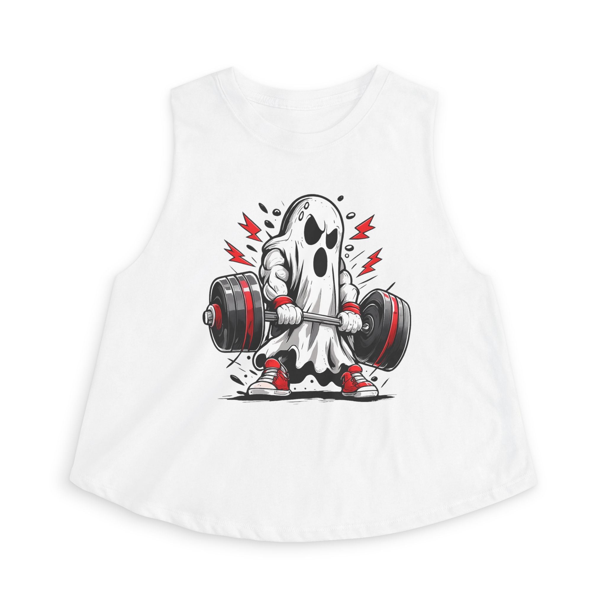 Women's Muscle Fitness Tank Crop Top #2 By Swoly Ghost