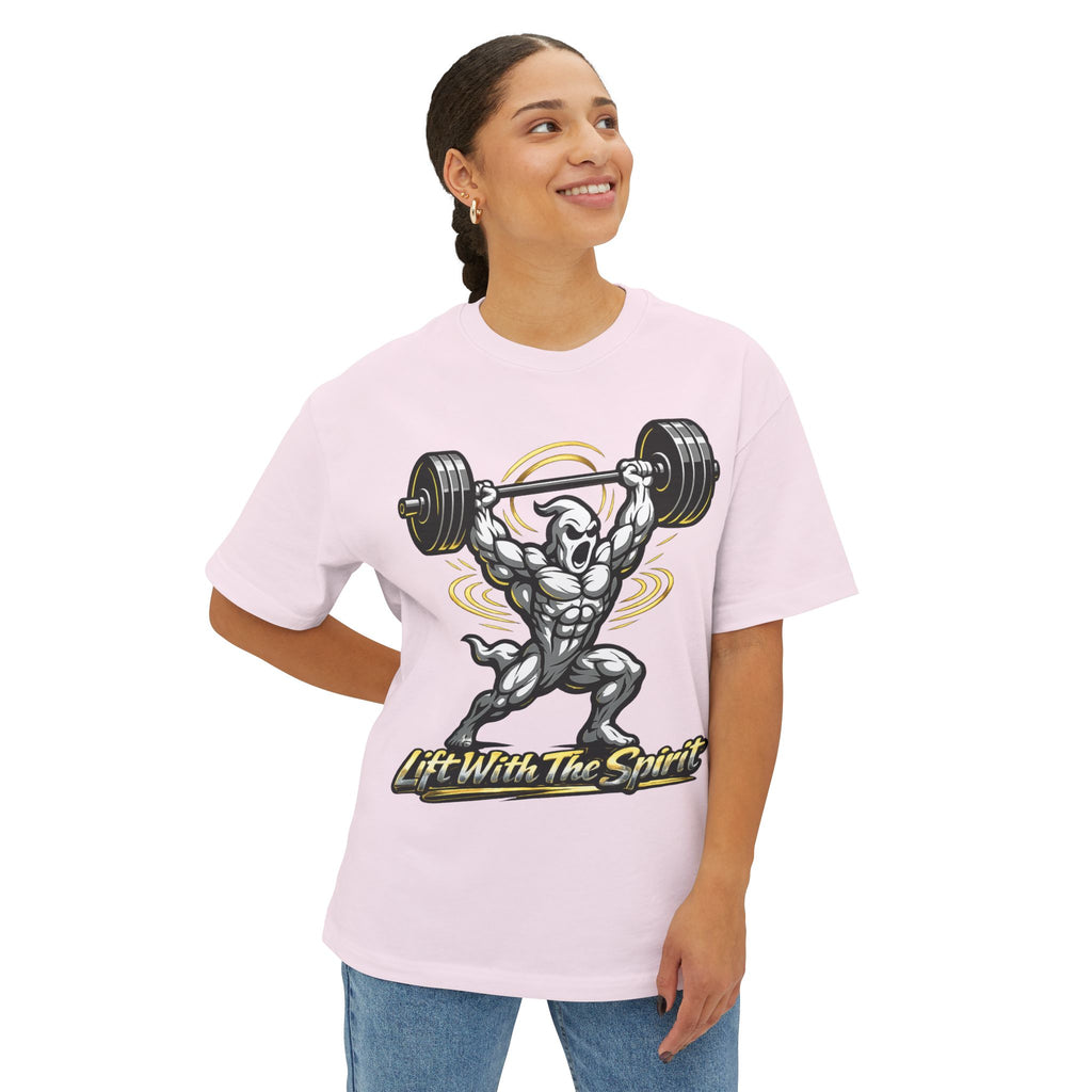 "Lift With The Spirit" / The Pump Is Sacred Graphic Tee By Swoly Ghost