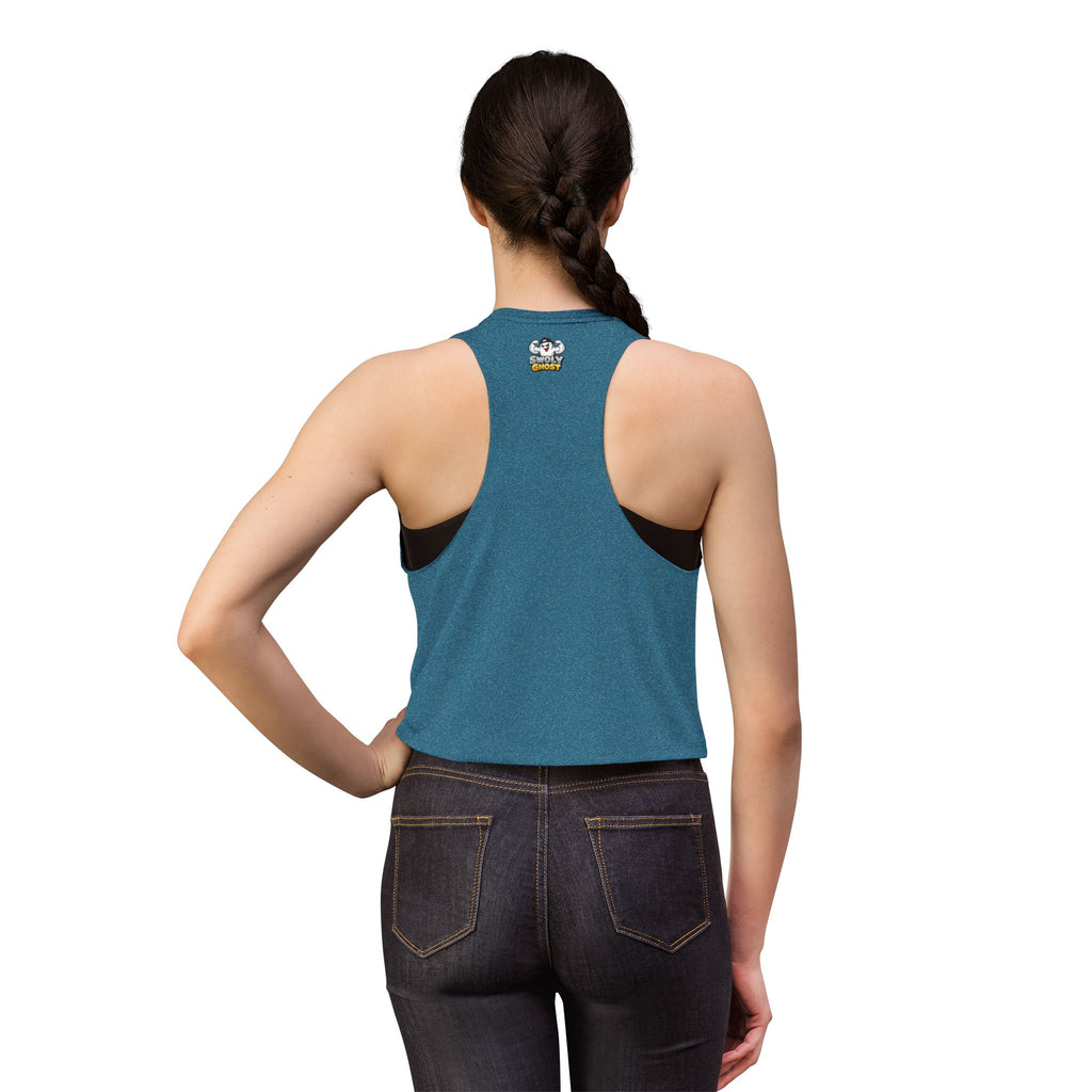 Women's Muscle Fitness Tank Crop Top By Swoly Ghost