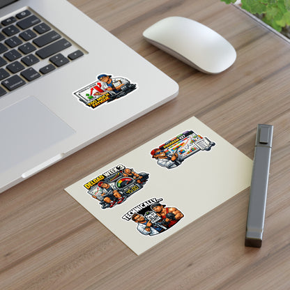 Bro Scientists Sticker Sheet #2 By Swoly Ghost — Workout Program, Deload Week & Training Humor