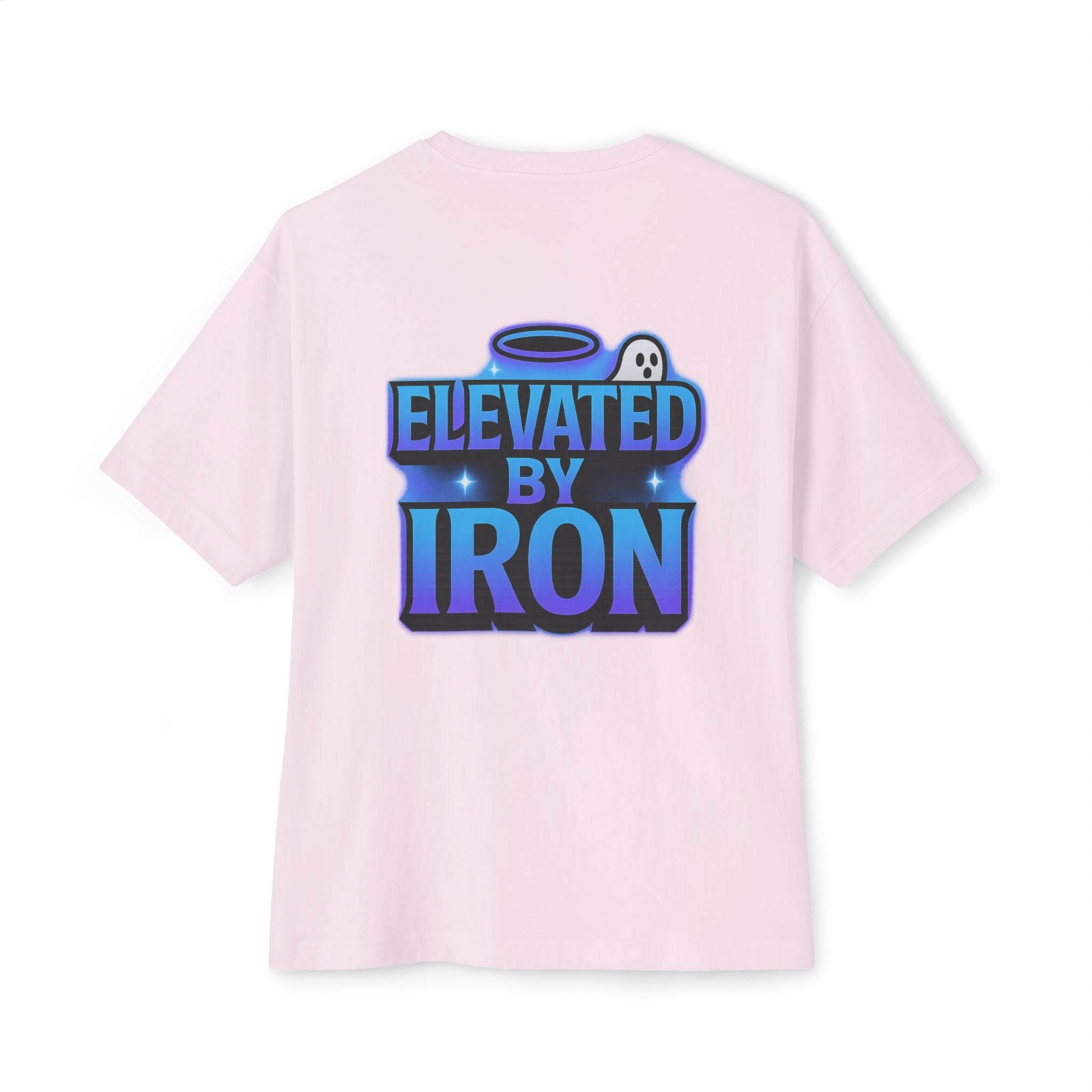 "Blessed by the Pump" / "Elevated By Iron" Oversized Gym T-Shirt By Swoly Ghost