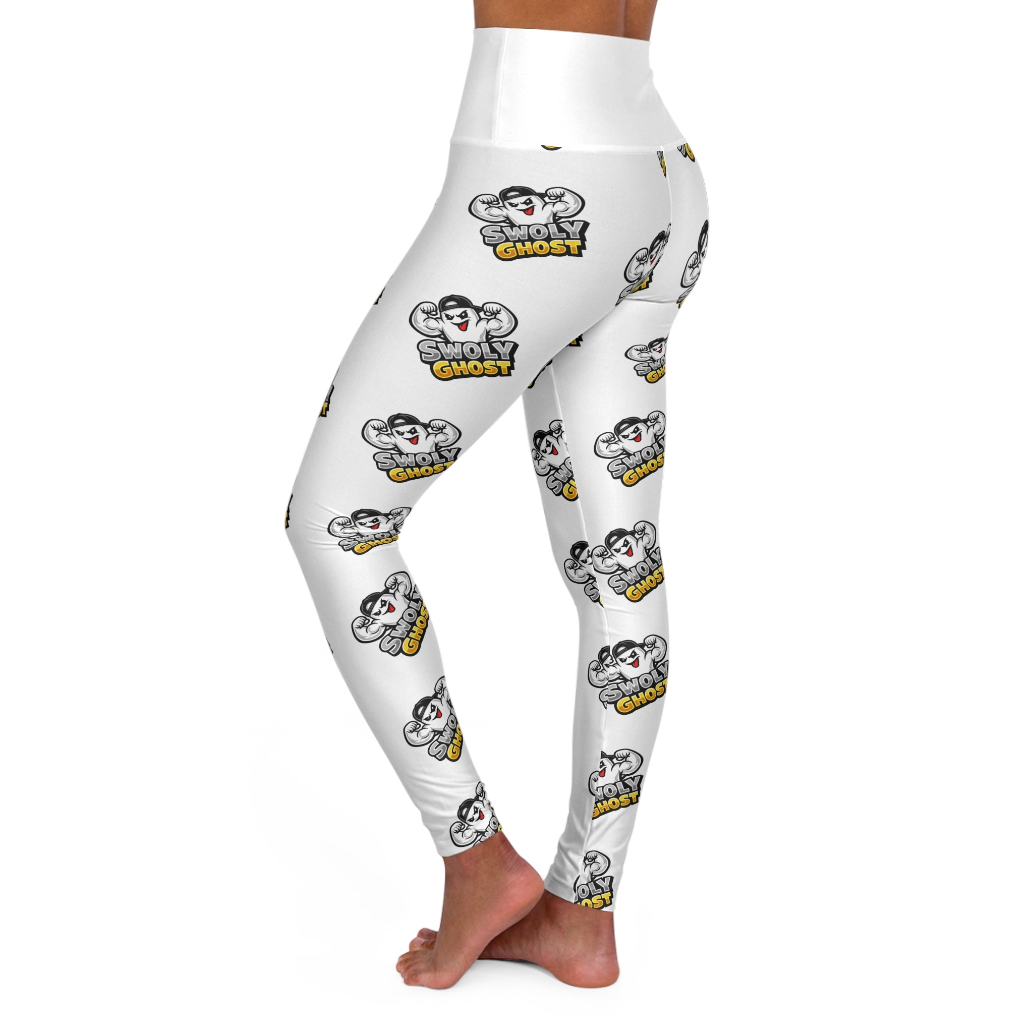 Swoly Ghost Graphic High-Waist Yoga Leggings #2 By Swoly Ghost