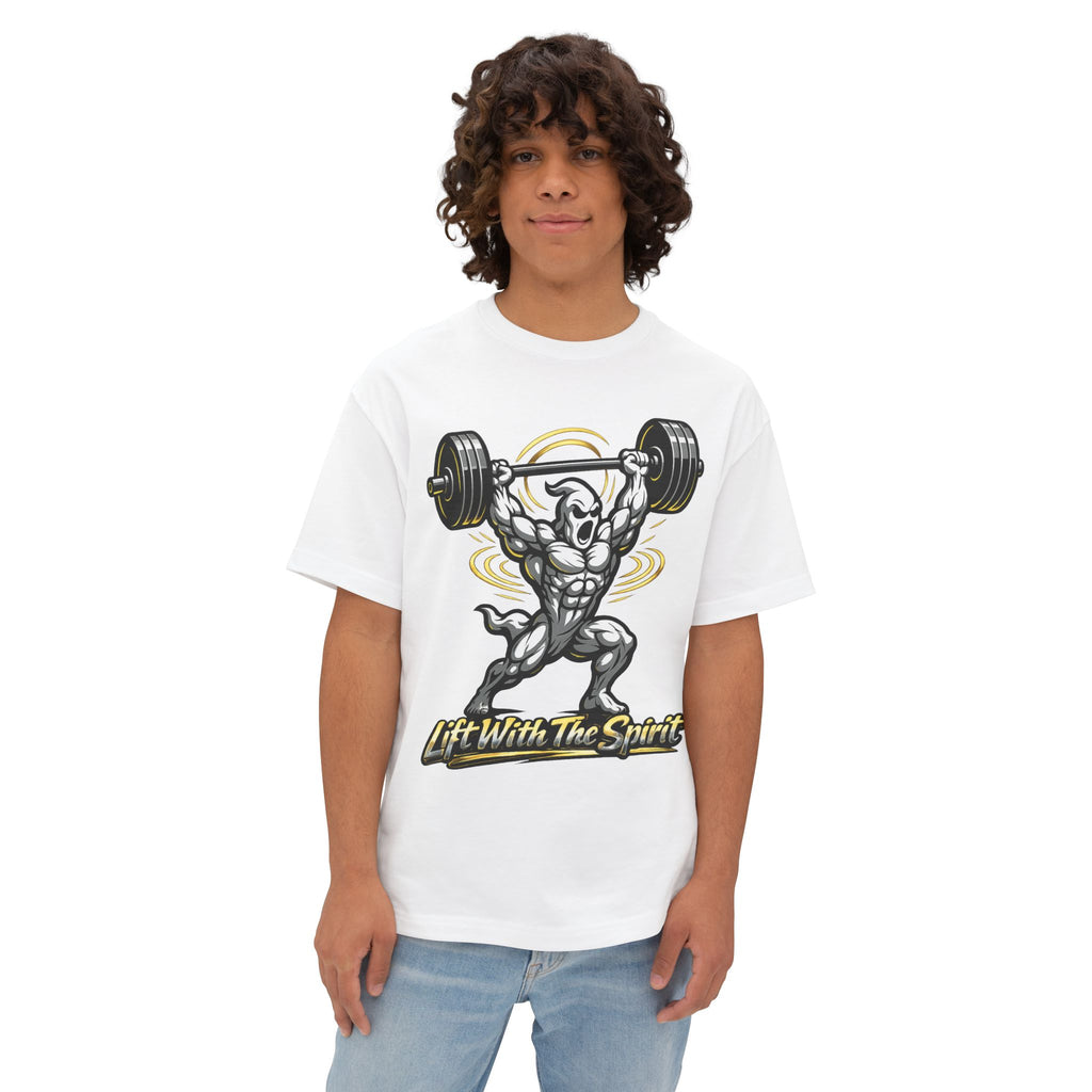 "Lift With The Spirit" / The Pump Is Sacred Graphic Tee By Swoly Ghost