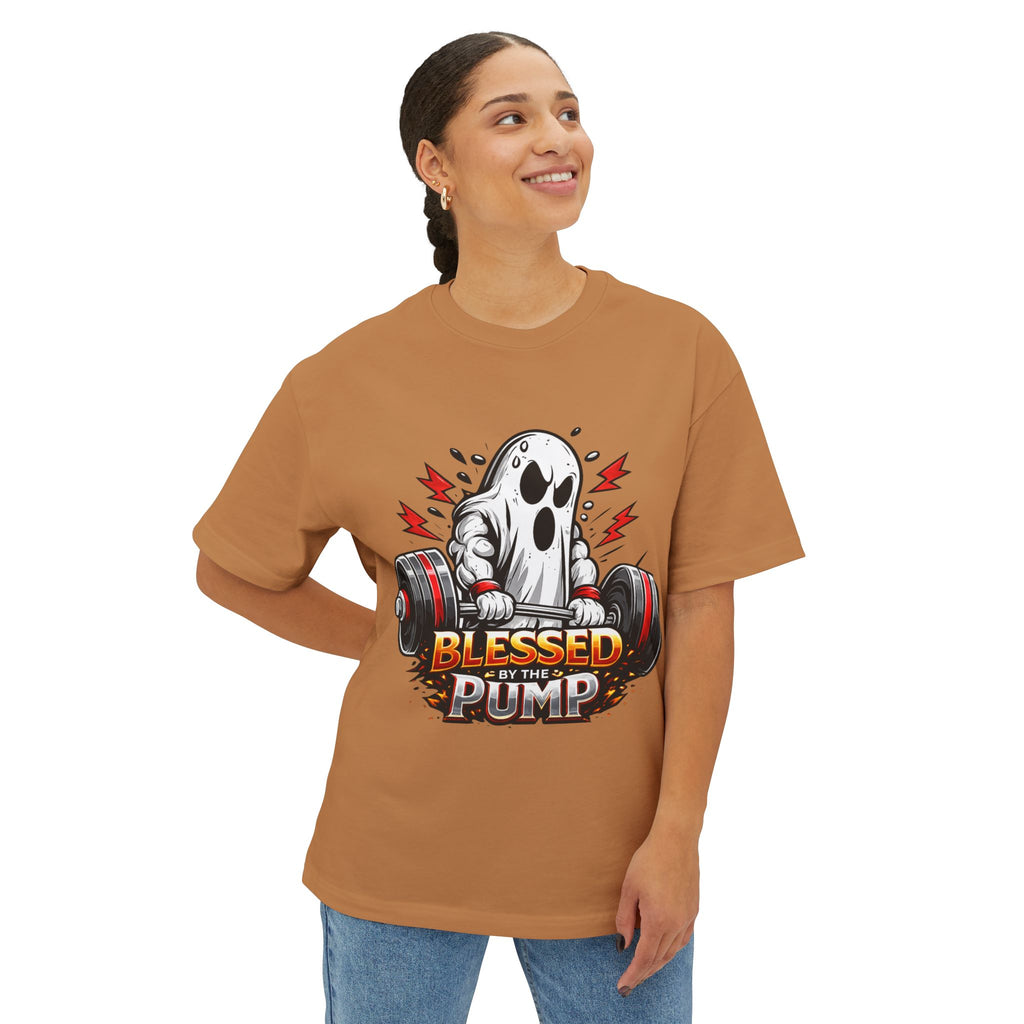 "Blessed By The Pump" Graphic Tee By Swoly Ghost