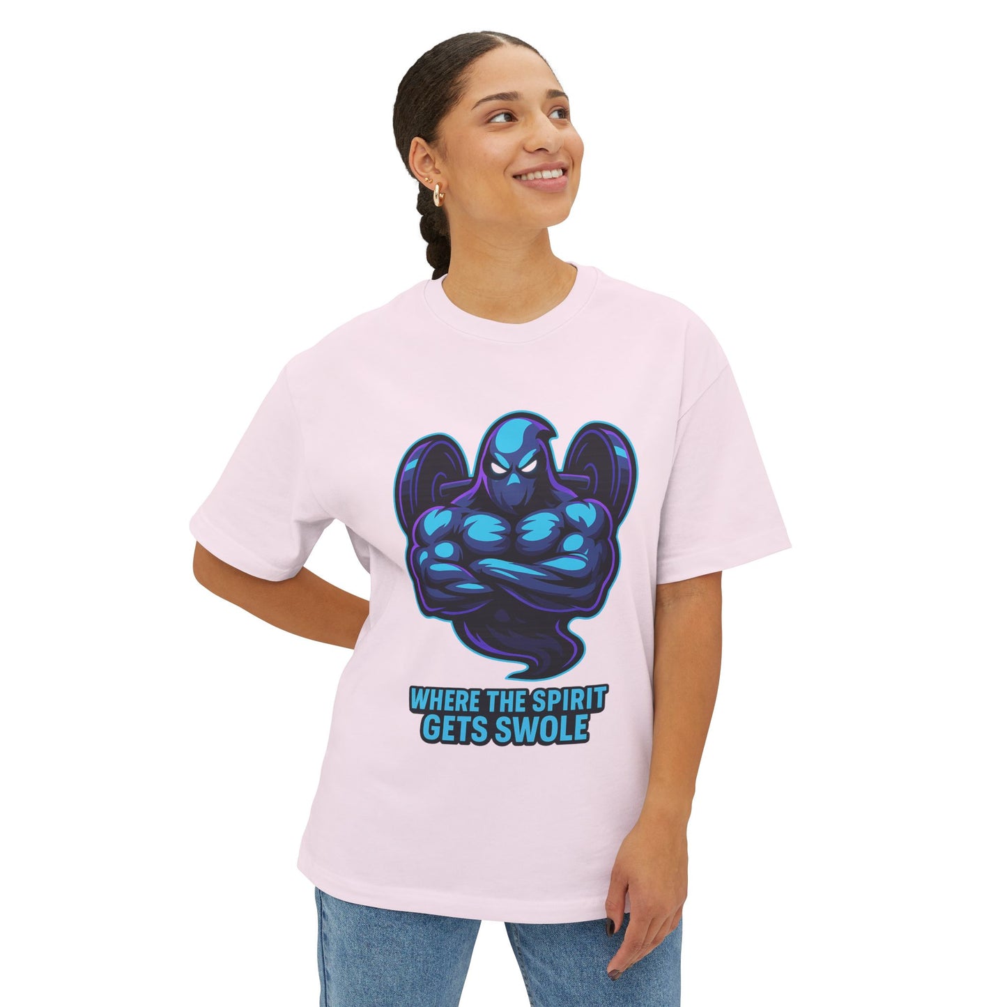 Lift With The Spirit Tee By Swoly Ghost