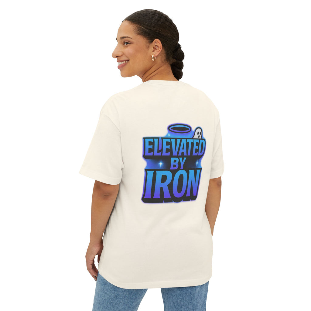 "Blessed by the Pump" / "Elevated By Iron" Oversized Gym T-Shirt By Swoly Ghost