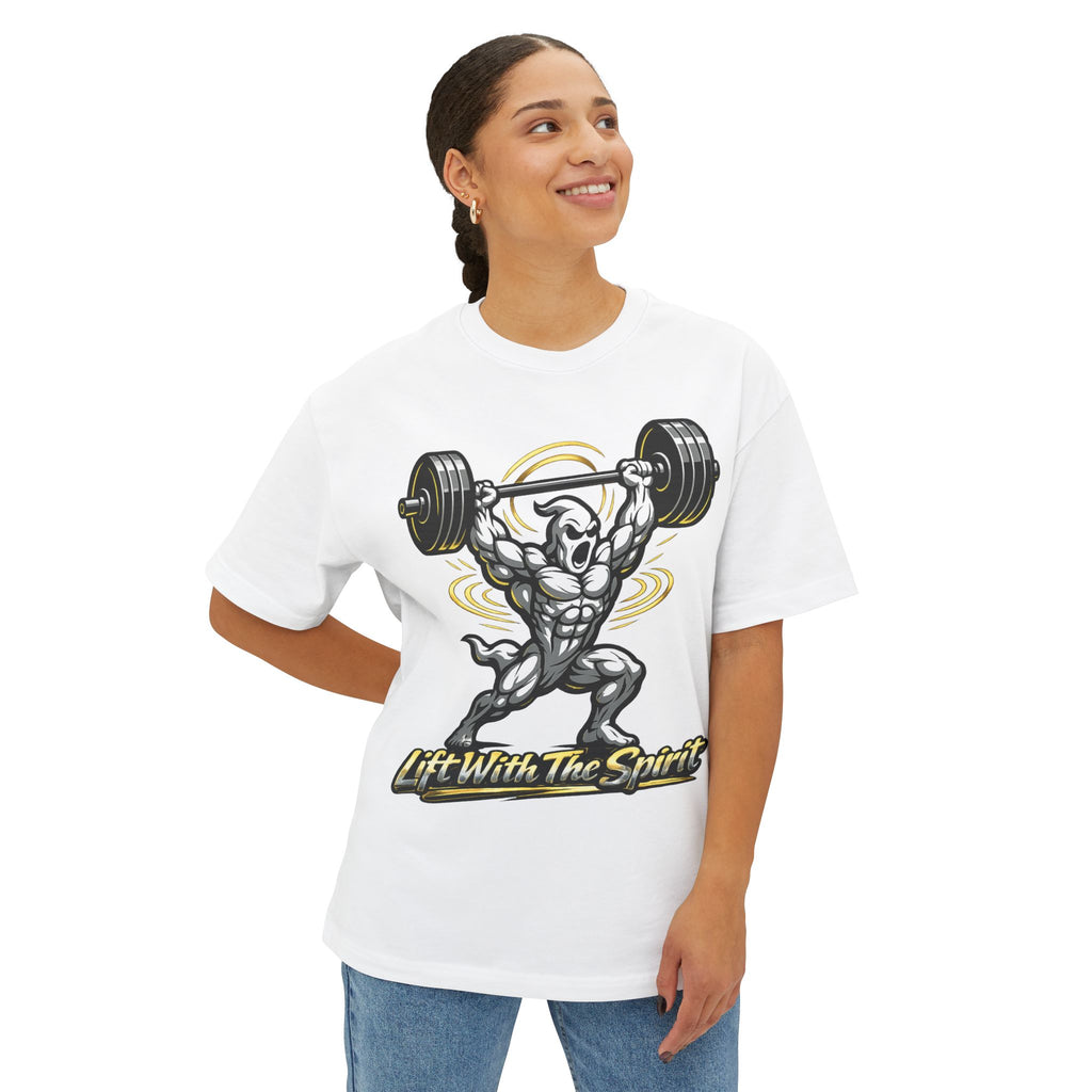 "Lift With The Spirit" / The Pump Is Sacred Graphic Tee By Swoly Ghost