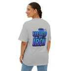"Blessed by the Pump" / "Elevated By Iron" Oversized Gym T-Shirt By Swoly Ghost