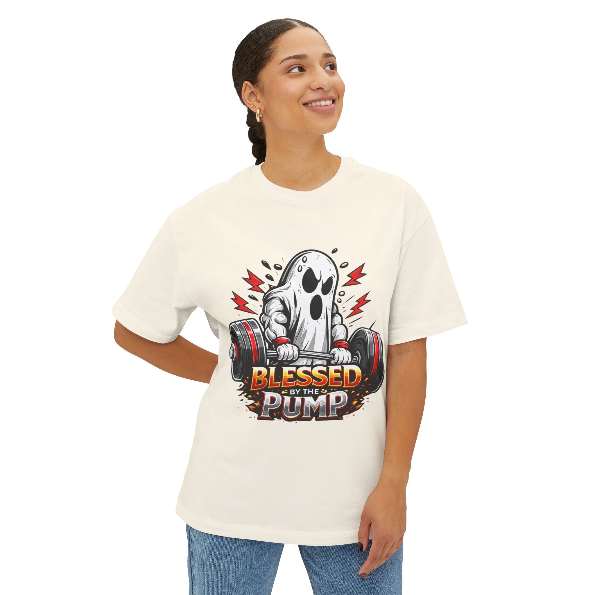 "Blessed By The Pump" Graphic Tee By Swoly Ghost