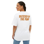 Swoly Ghost Tee #1 — "Blessed by the Pump" Oversized Gym T-Shirt By Swoly Ghost