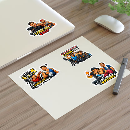 Influencer Energy Sticker Sheet #2 By Swoly Ghost — Filmmaker Vibes: "Bro! My Shot!" & "The Angle Matters!"