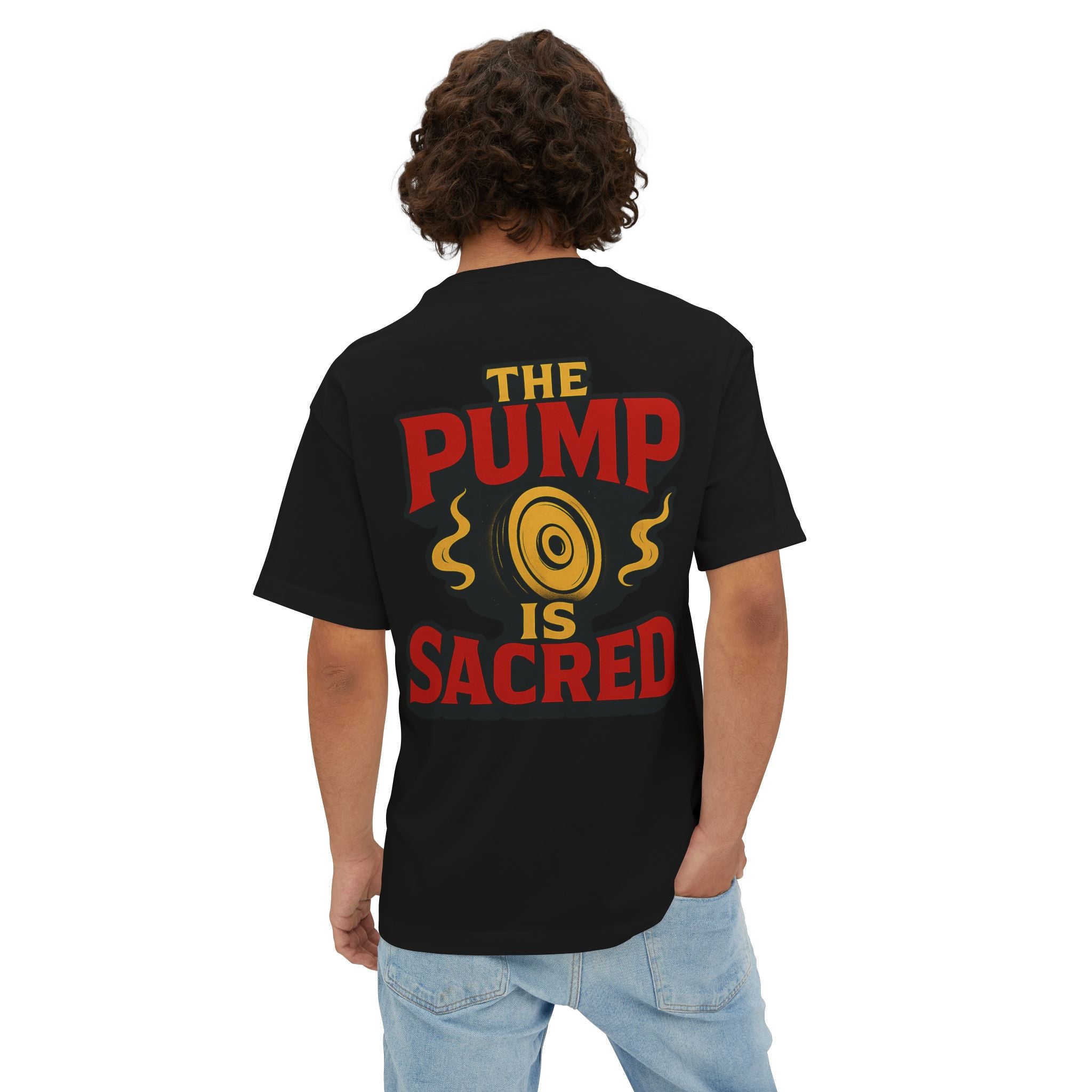 "Lift With The Spirit" / The Pump Is Sacred Graphic Tee By Swoly Ghost