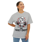 Swoly Ghost Tee #2 Oversized Gym T-Shirt By Swoly Ghost