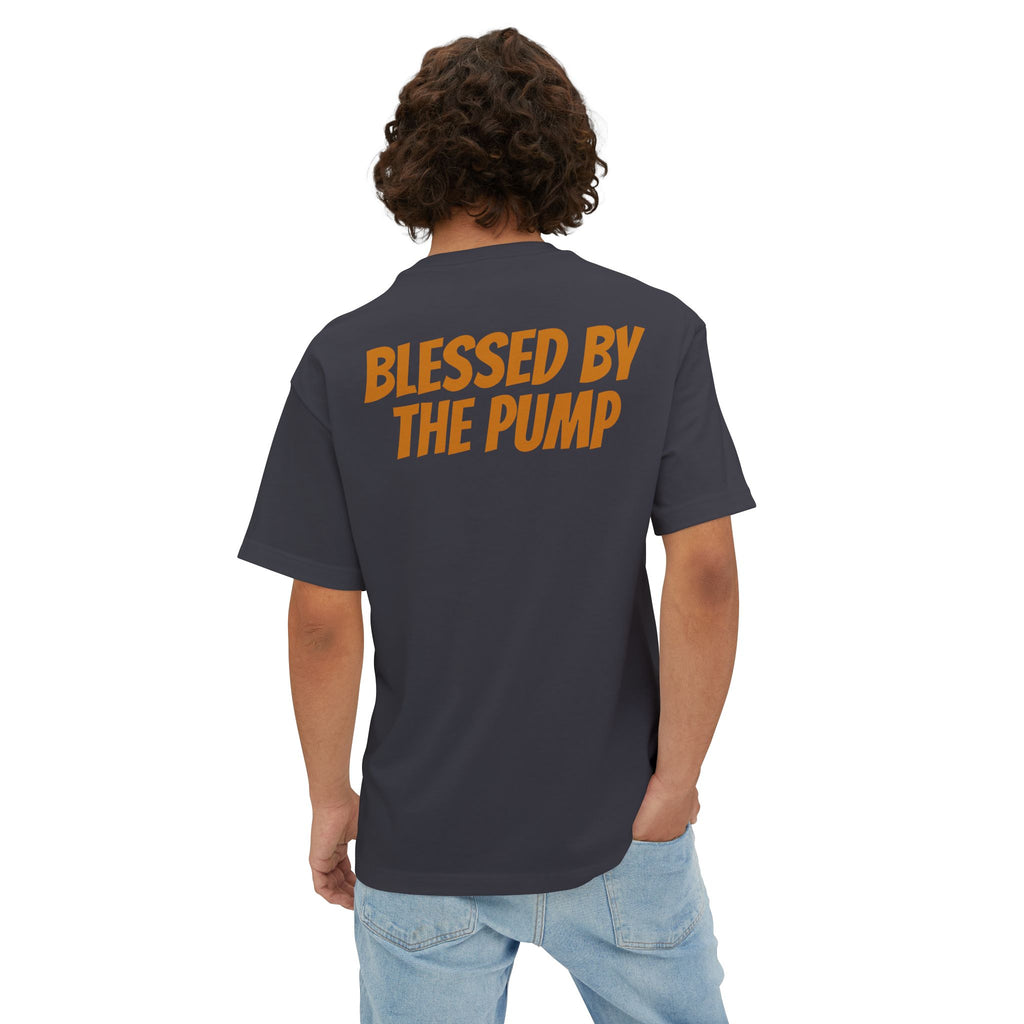 Swoly Ghost Tee #1 — "Blessed by the Pump" Oversized Gym T-Shirt By Swoly Ghost