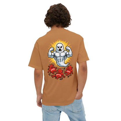 Swoly Ghost Tee #4 — "Lift With The Spirit" Oversized Gym T-Shirt By Swoly Ghost
