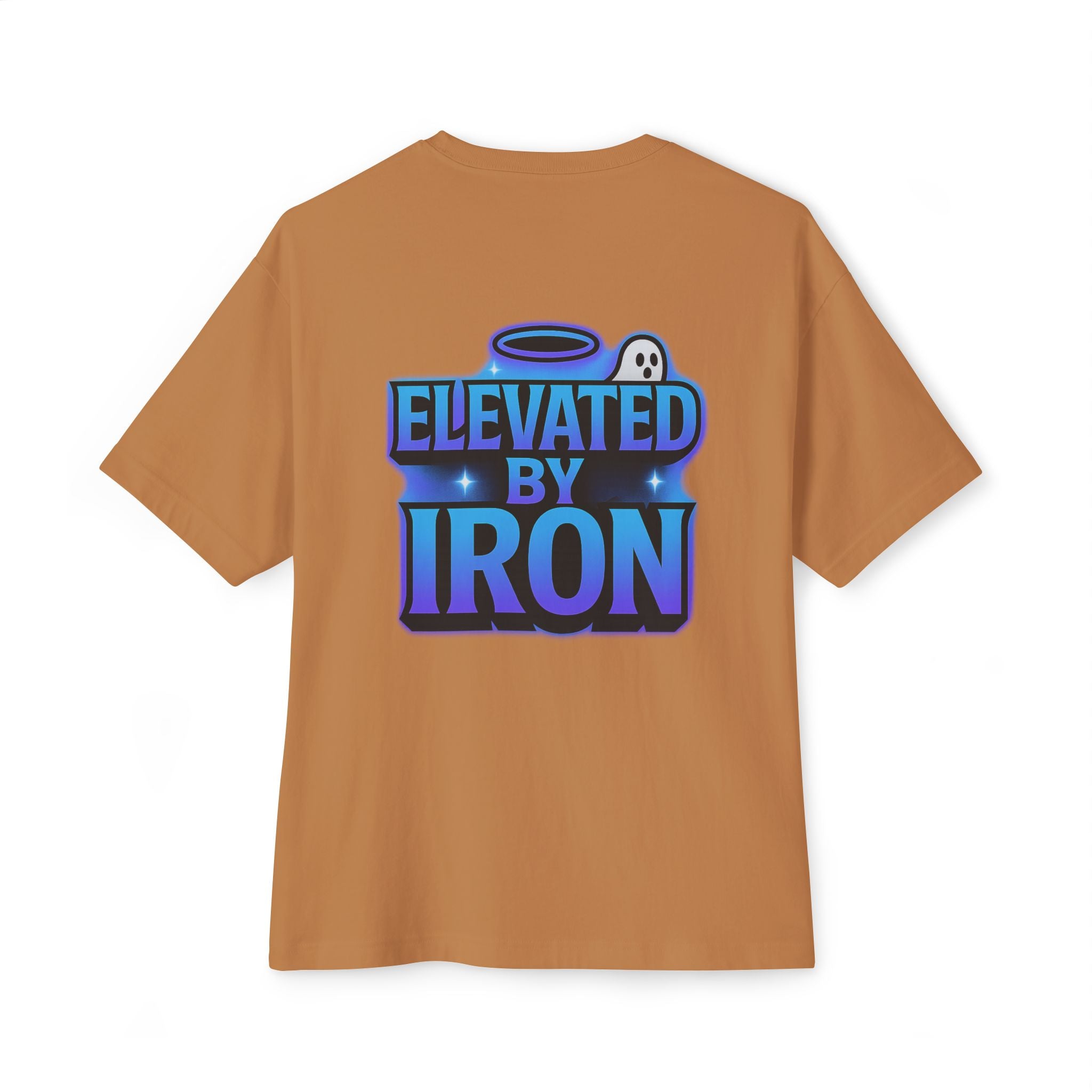 "Blessed by the Pump" / "Elevated By Iron" Oversized Gym T-Shirt By Swoly Ghost