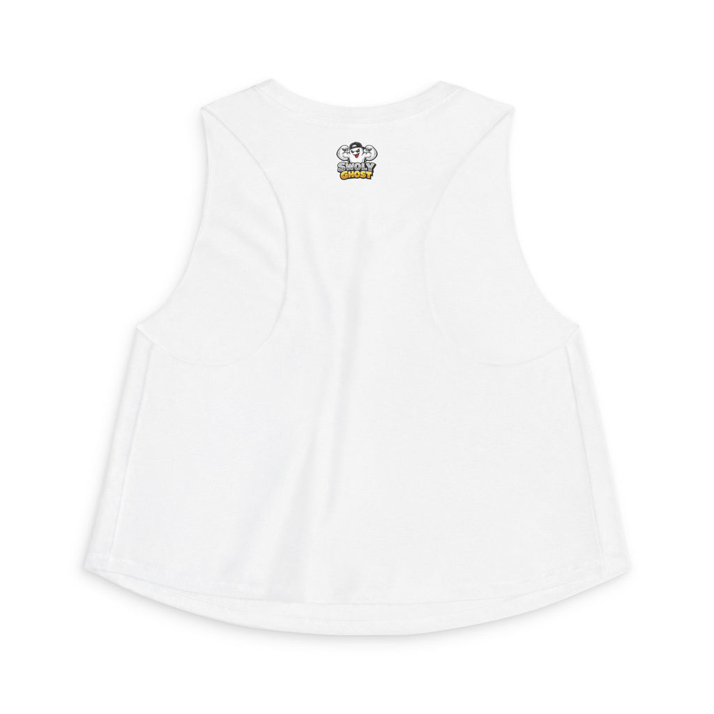 Women's Muscle Fitness Tank Crop Top By Swoly Ghost