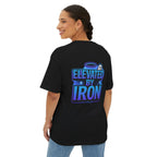"Blessed by the Pump" / "Elevated By Iron" Oversized Gym T-Shirt By Swoly Ghost