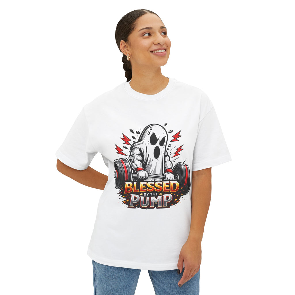 "Blessed By The Pump" Graphic Tee By Swoly Ghost