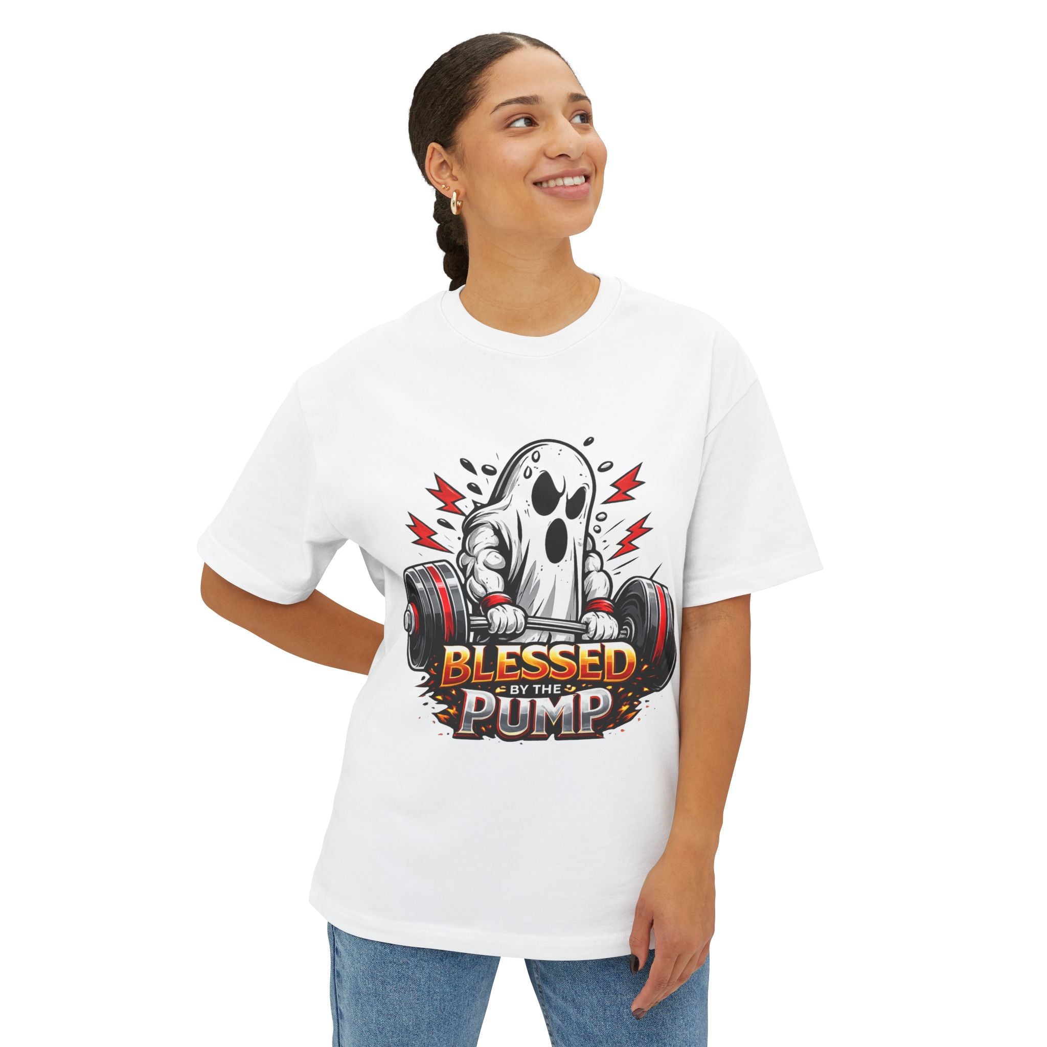 "Blessed By The Pump" Graphic Tee By Swoly Ghost