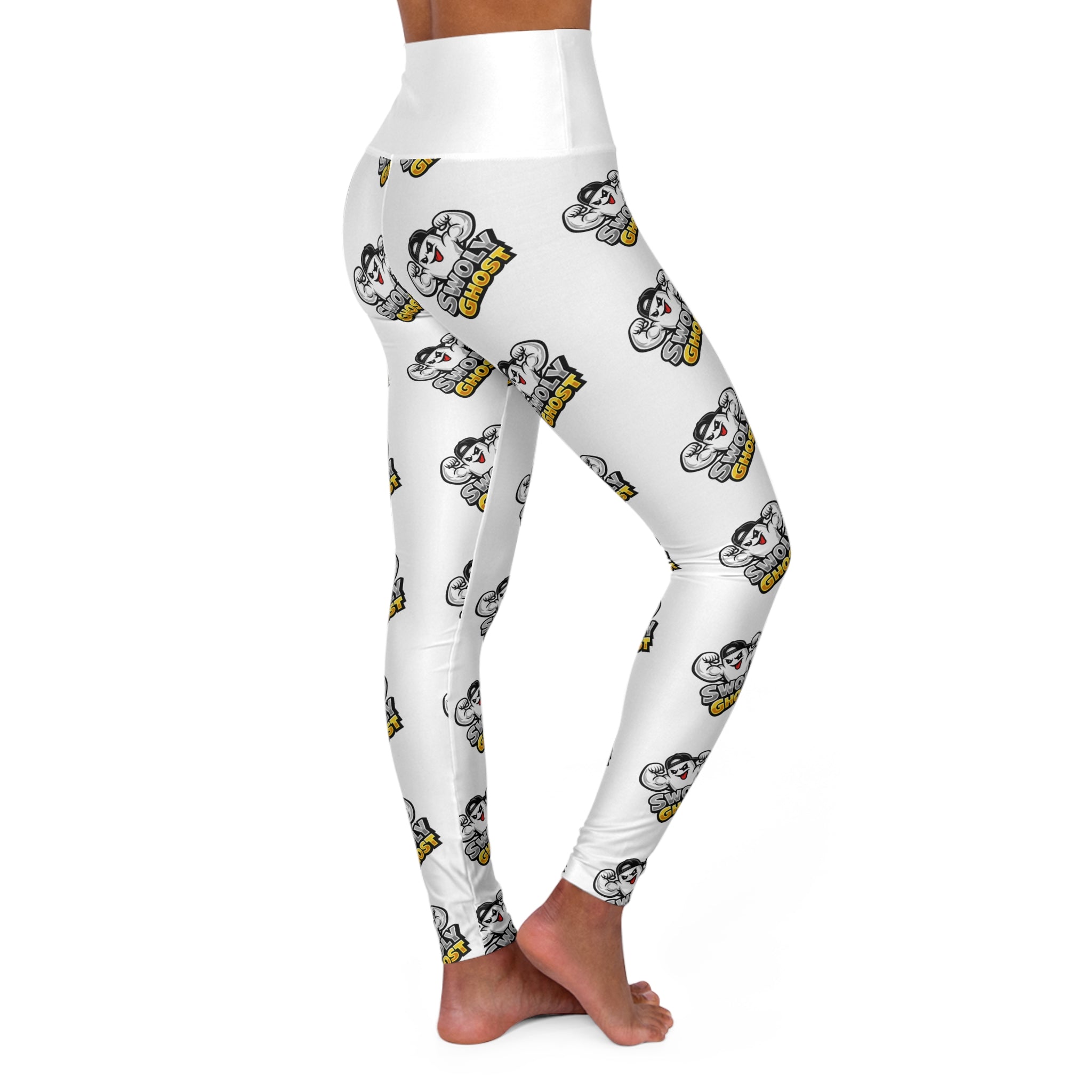 Swoly Ghost Graphic High-Waist Yoga Leggings #2 By Swoly Ghost