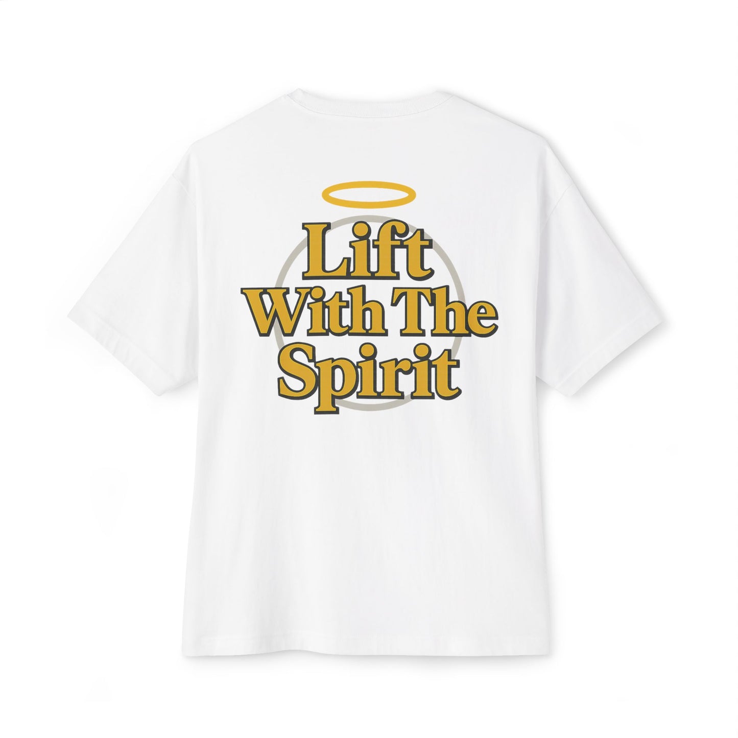 Swoly Ghost Tee #3 Oversized Gym T-Shirt By Swoly Ghost