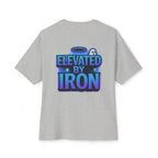 "Blessed by the Pump" / "Elevated By Iron" Oversized Gym T-Shirt By Swoly Ghost