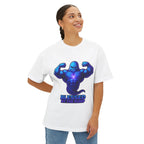 "Blessed by the Pump" / "Elevated By Iron" Oversized Gym T-Shirt By Swoly Ghost