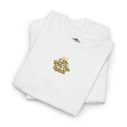 "Lift With The Spirit" Embroidered T By Swoly Ghost