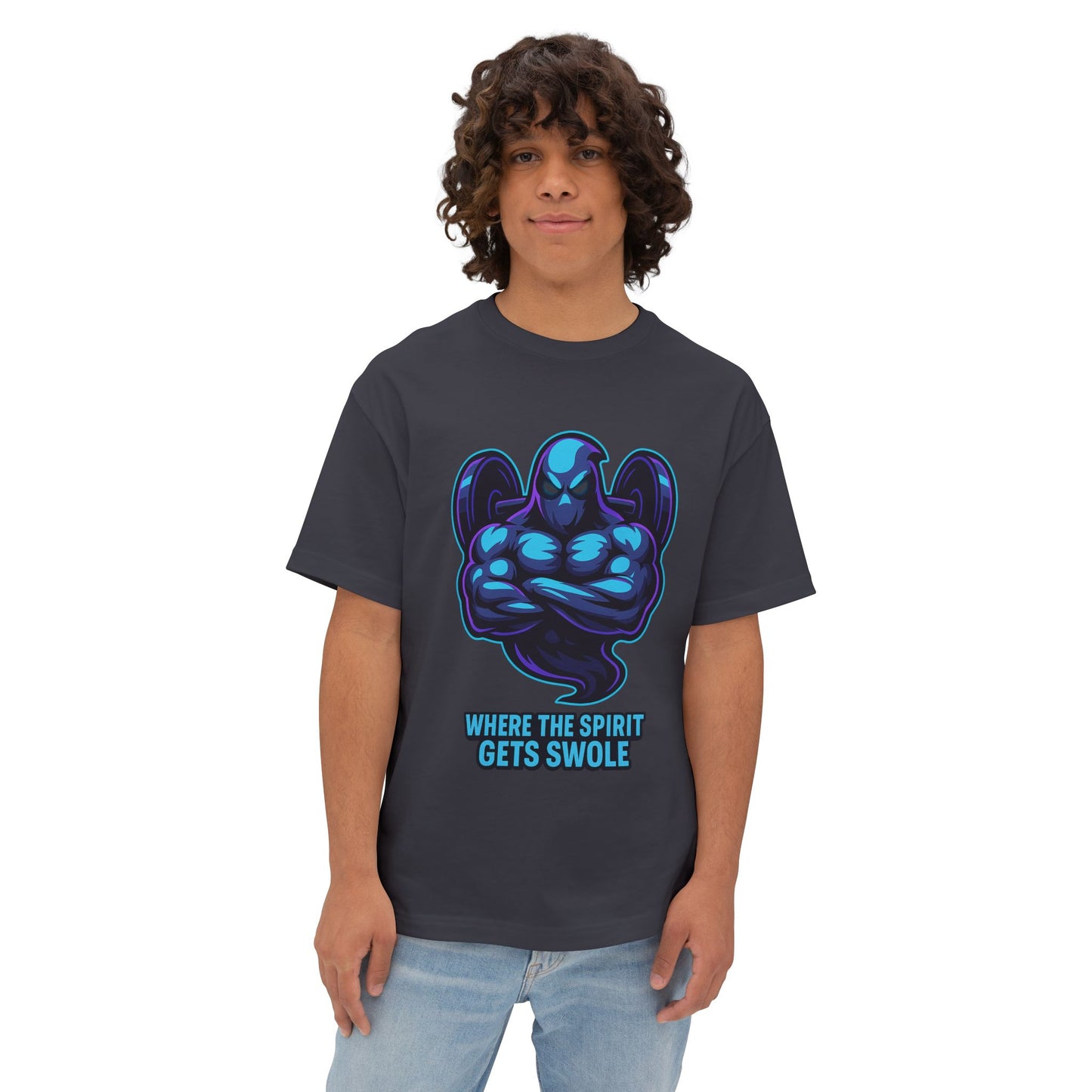 Lift With The Spirit Tee By Swoly Ghost