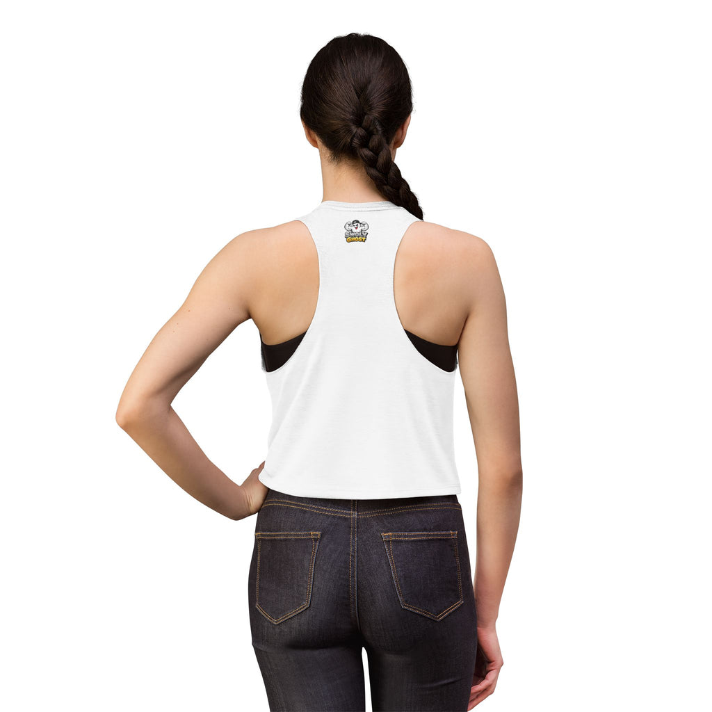 Women's Muscle Fitness Tank Crop Top By Swoly Ghost