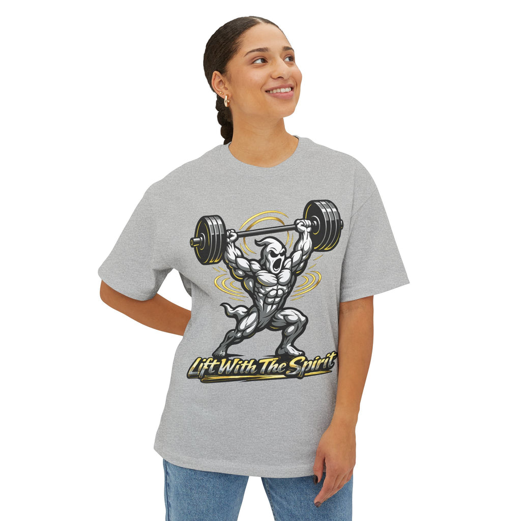 "Lift With The Spirit" / The Pump Is Sacred Graphic Tee By Swoly Ghost