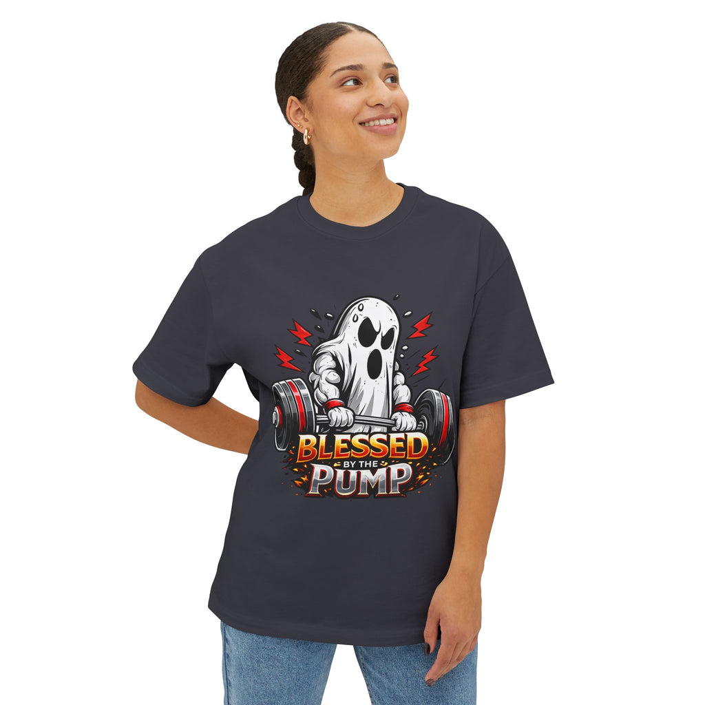 "Blessed By The Pump" Graphic Tee By Swoly Ghost