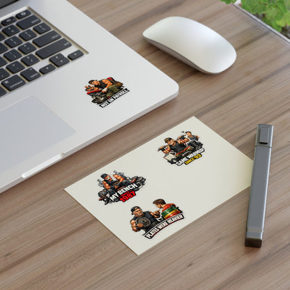 Gym Veterans Sticker Sheet #1 By Swoly Ghost — "My Bench Since 1987" Vet Weightlifting Stickers