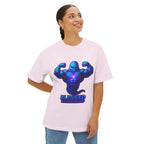 "Blessed by the Pump" / "Elevated By Iron" Oversized Gym T-Shirt By Swoly Ghost