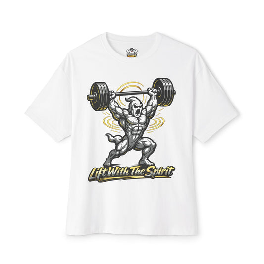 "Lift With The Spirit" / The Pump Is Sacred Graphic Tee By Swoly Ghost