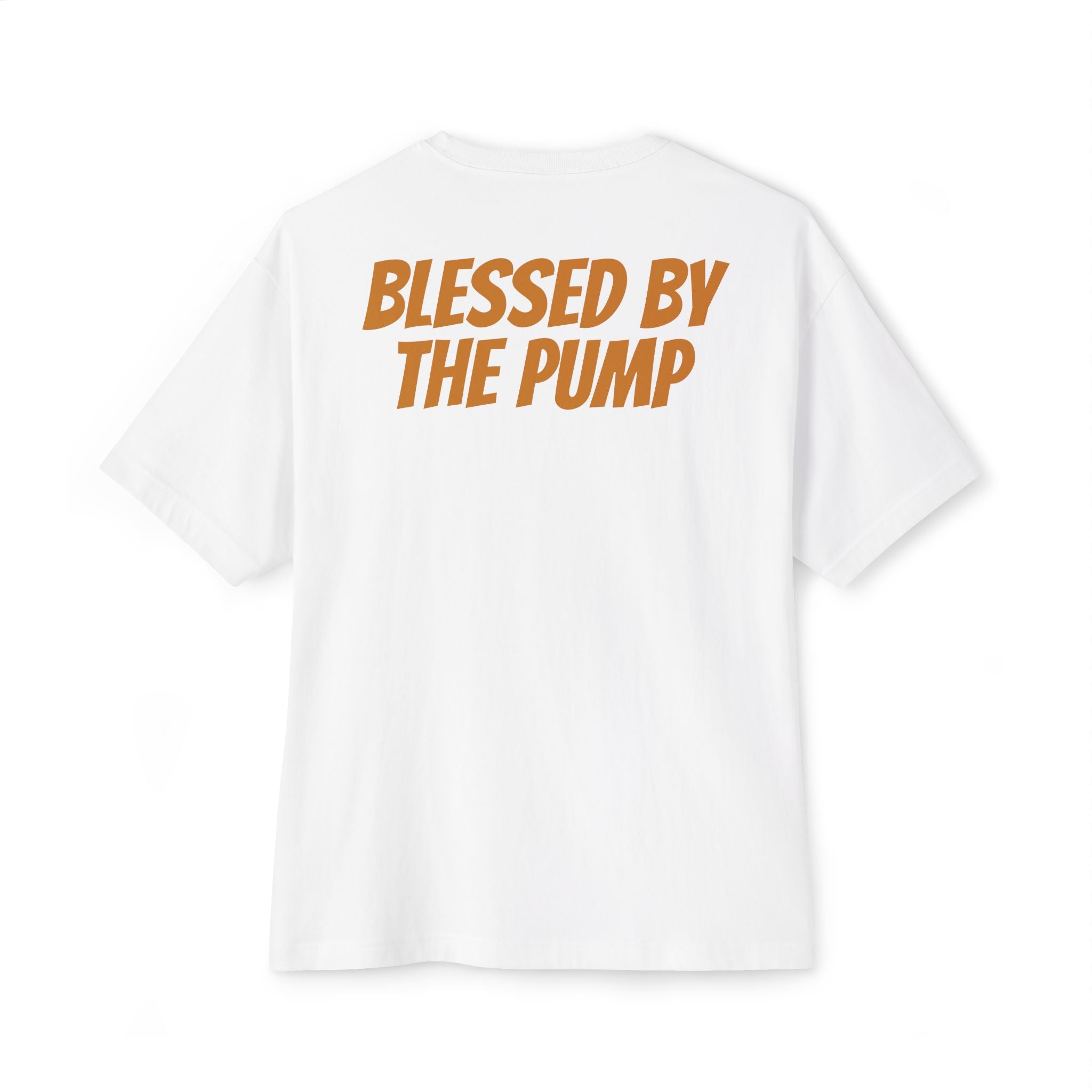 Swoly Ghost Tee #1 — "Blessed by the Pump" Oversized Gym T-Shirt By Swoly Ghost