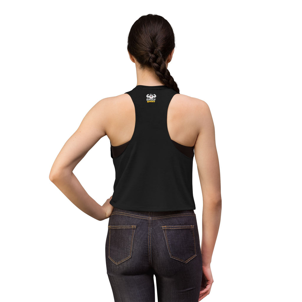 Women's Muscle Fitness Tank Crop Top By Swoly Ghost