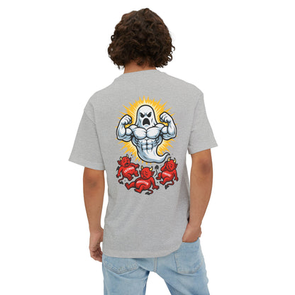 Swoly Ghost Tee #4 — "Lift With The Spirit" Oversized Gym T-Shirt By Swoly Ghost