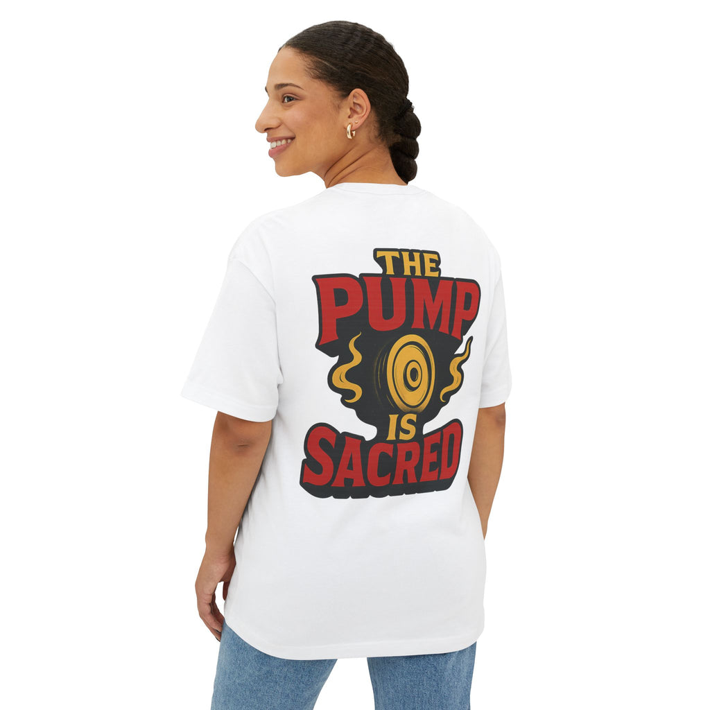 "Lift With The Spirit" / The Pump Is Sacred Graphic Tee By Swoly Ghost