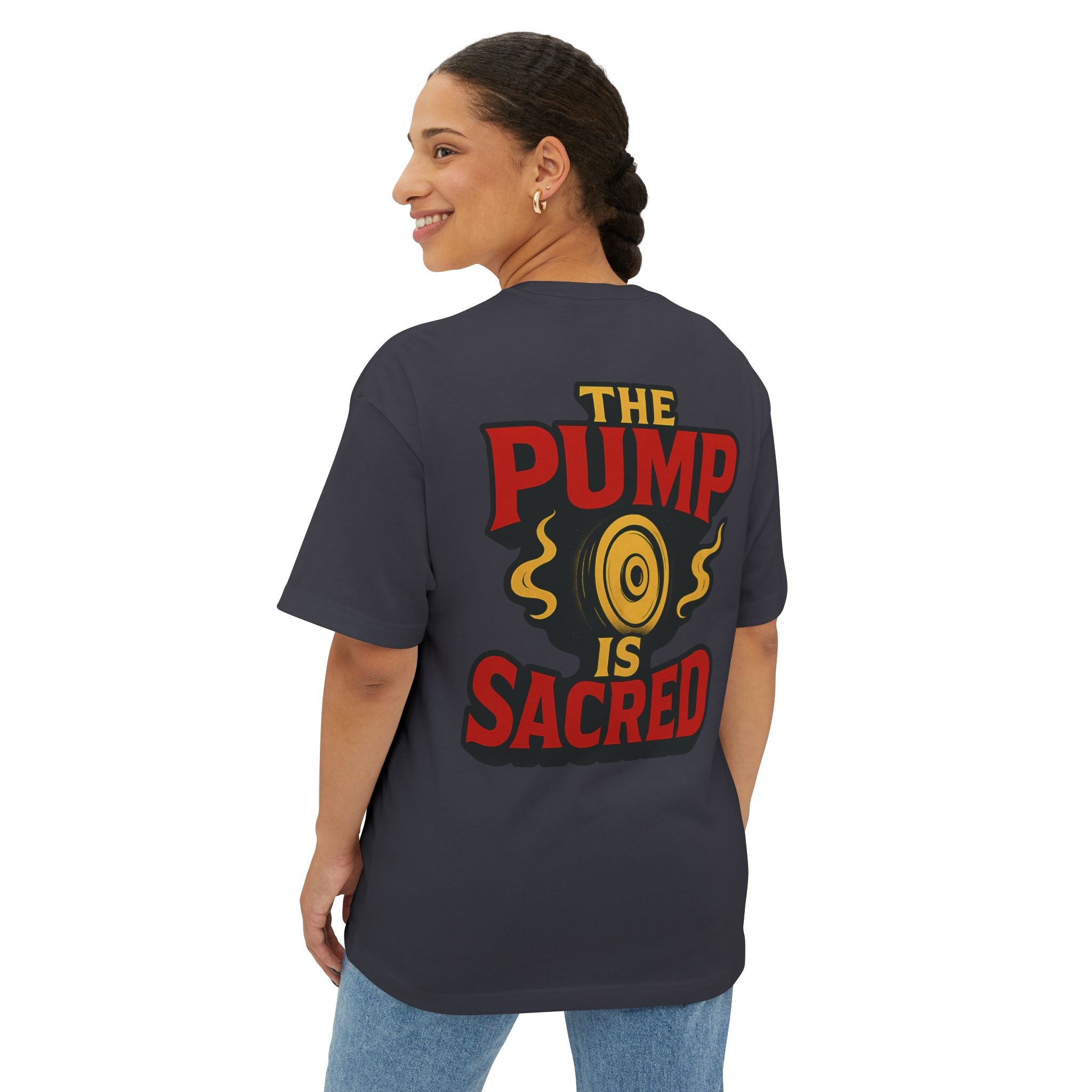 "Lift With The Spirit" / The Pump Is Sacred Graphic Tee By Swoly Ghost