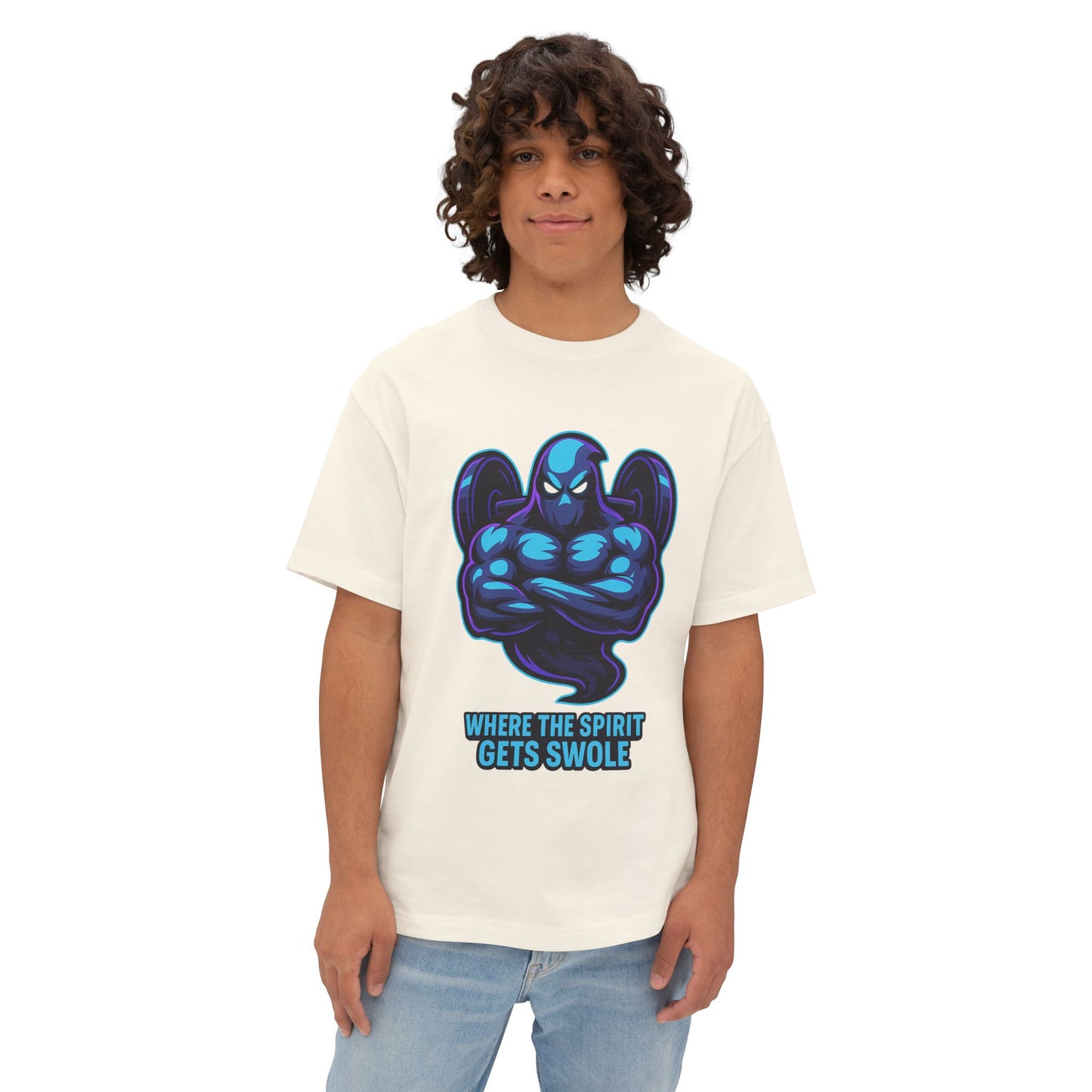 Lift With The Spirit Tee By Swoly Ghost