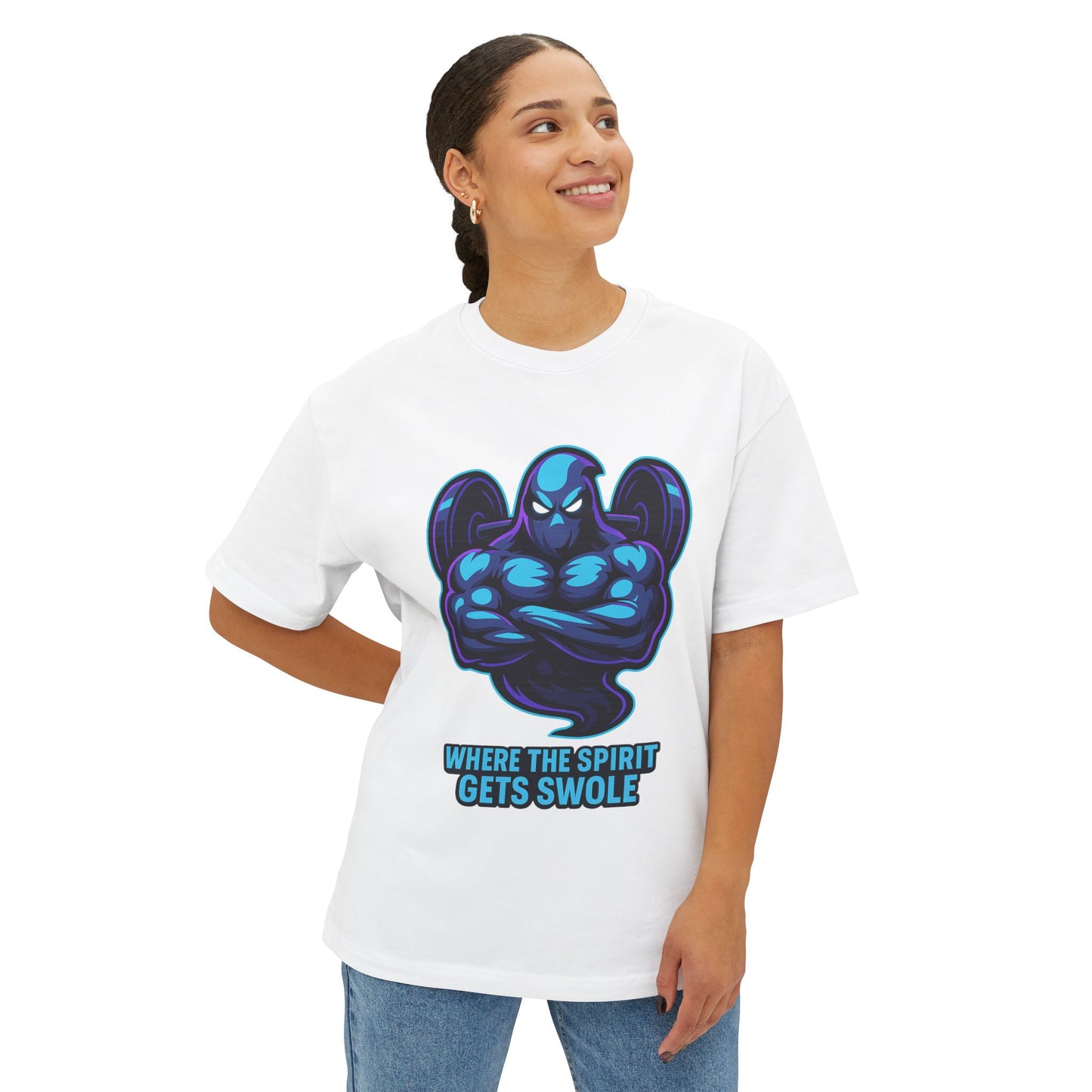 Lift With The Spirit Tee By Swoly Ghost