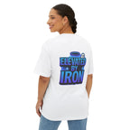 "Blessed by the Pump" / "Elevated By Iron" Oversized Gym T-Shirt By Swoly Ghost